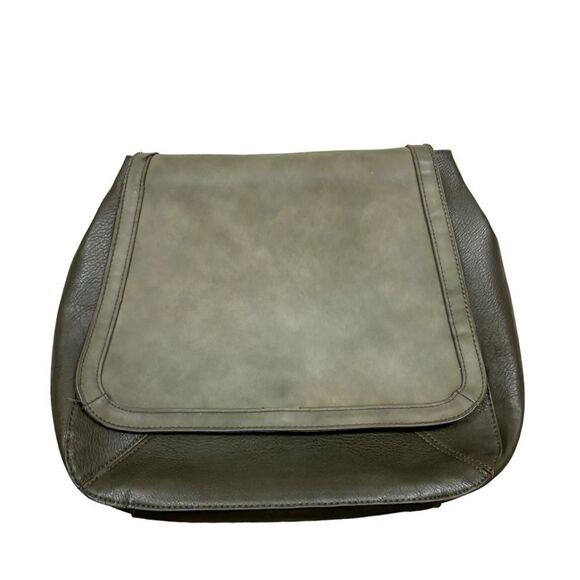 Ladies Universal Thread Green Faux Leather/Suede‎ Handbag Backpack - Picture 6 of 13